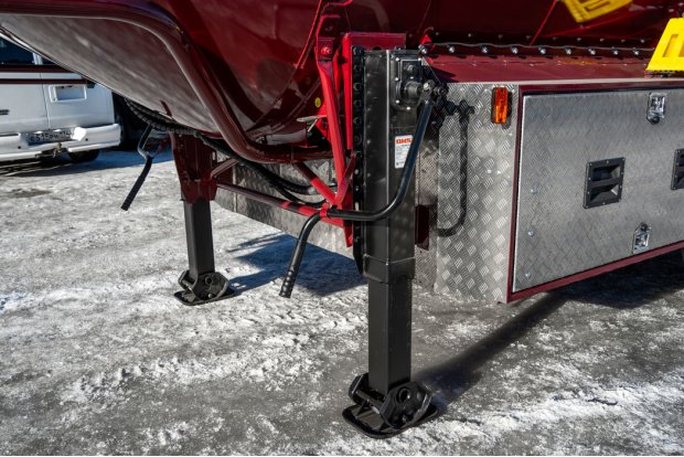 Опорное устройство полуприцепа