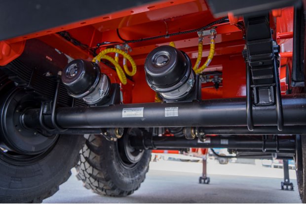 Рессорно-балансирная подвеска полуприцепа