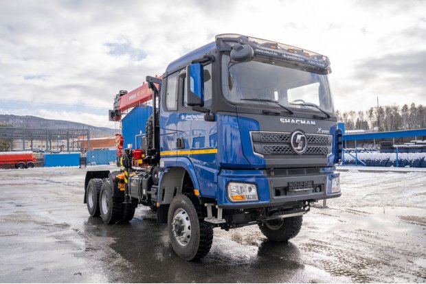 Седельный тягач SHACMAN с КМУ  ИТ-150