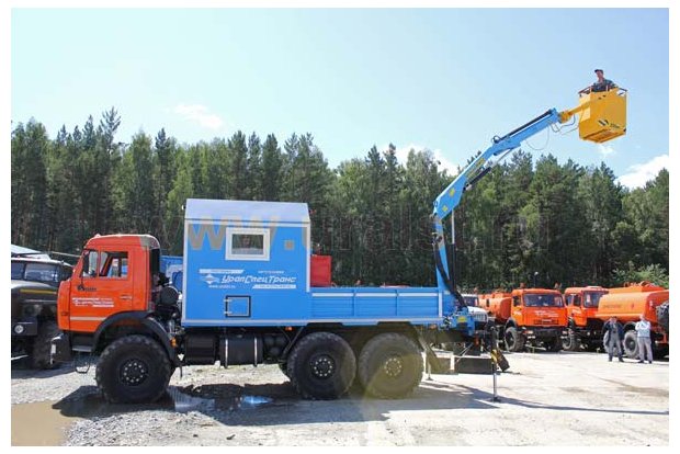 АРОК с КМУ ИМ-55 (люлька) УСТ Камаз 5350-66(D5)