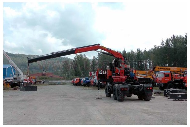 Седельный тягач Камаз с КМУ Palfinger РK-15500А