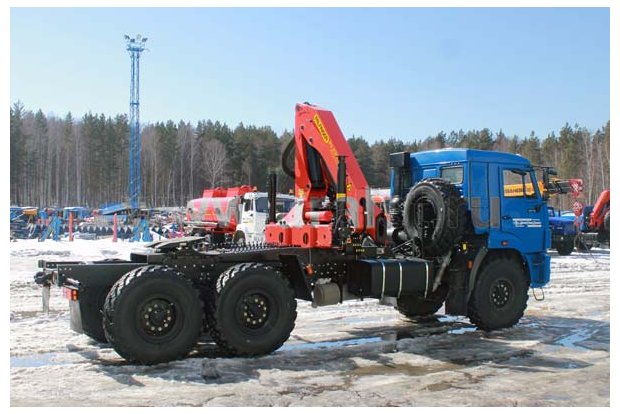 Тягач Камаз 43118-46 с КМУ