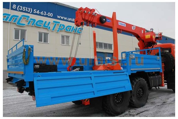 Бортовой автомобиль с КМУ KS-1256G-II УСТ 54531 Камаз 43118-76RR сп. м.