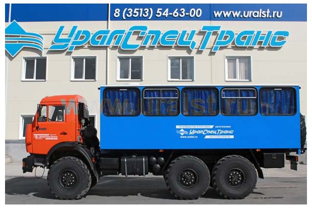 Автобус вахтовый 22+2 комфорт УСТ 54535 Камаз 43114 -15 (Евро-3)