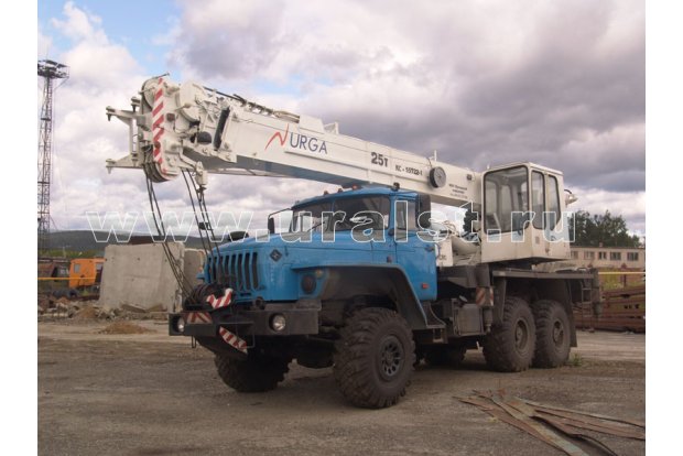 Автокран КС-55722-1 "Юргинец" Урал 55571