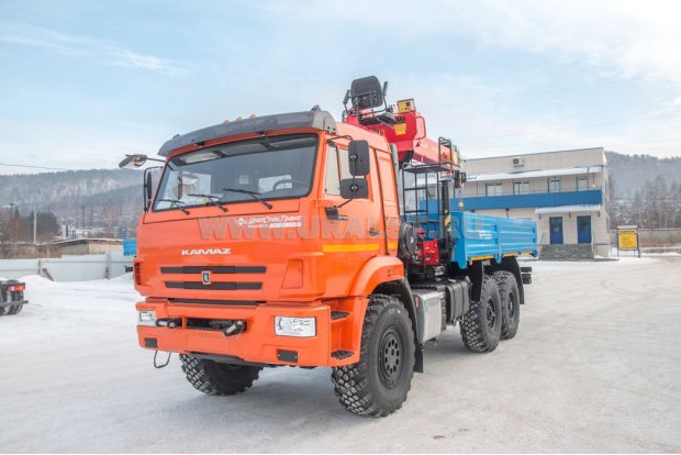Бортовой с КМУ ИТ-150 (тросовый) УСТ 5453 Камаз 43118