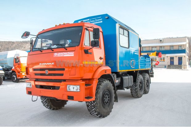 Камаз АРОК 43118 с краном-манипулятором ИМ-55