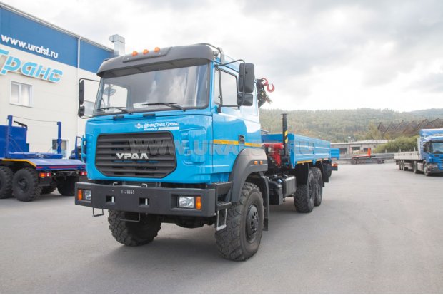 Автомобиль бортовой Урал 4320-80М с КМУ ИМ-150N