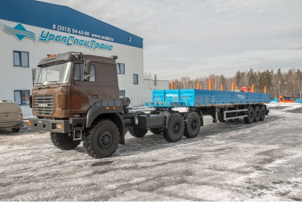 Бортовой полуприцеп ППБ 30Б-31-14К УСТ 9465 под КМУ ИФ-300