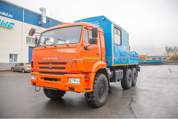 АРОК с КМУ ИМ-55 УСТ Камаз 5350-66(D5)