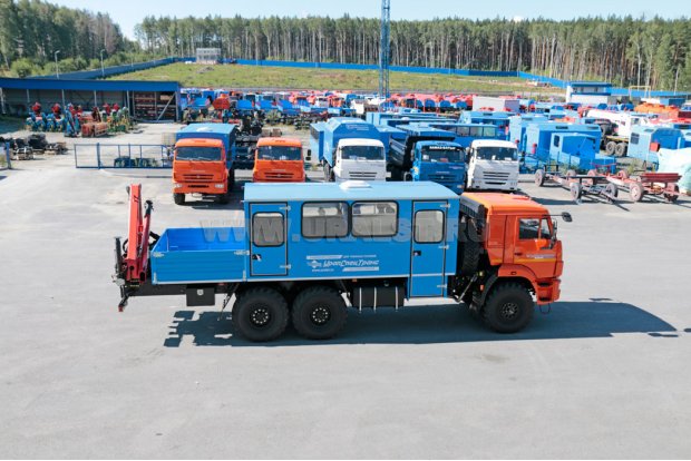 ГПА УСТ 54535 (16+2) КМУ PK-8500 Камаз 43118-50 сп.м