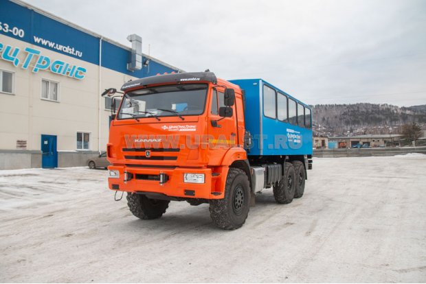 Автобус вахтовый 22 базовый УСТ 54535 Камаз 43118-50, сп. место