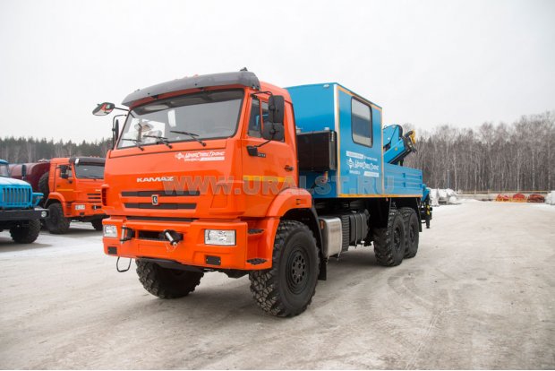 ГПА 6+2 откр. с КМУ ИМ-150 УСТ 5453 Камаз 43118-50