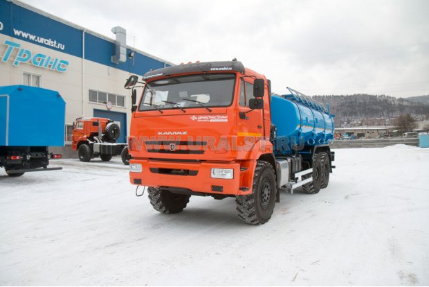 Автоцистерна для технической воды АЦВ-11Т УСТ 5453 Камаз 43118-50 сп.м.