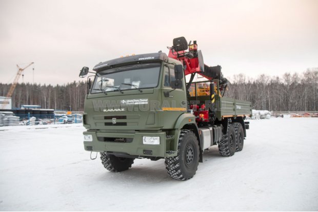 Бортовой с КМУ ИТ-200 (тросовый, люлька, бур) УСТ 5453 Камаз 43118