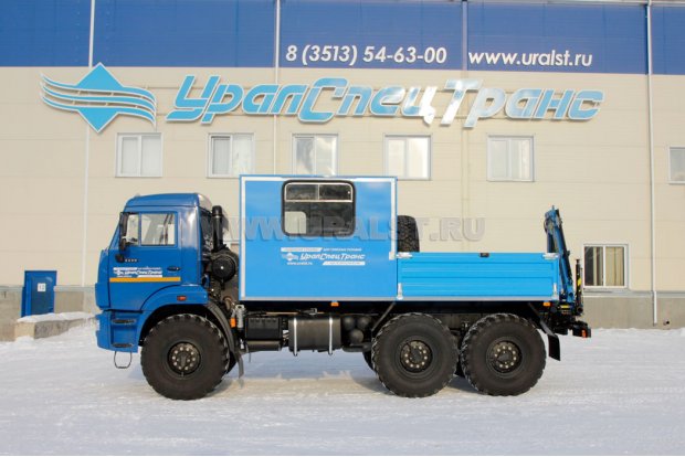 ГПА 6+2 откр. с КМУ ИМ-20 УСТ 5453 Камаз 5350-66(D5)
