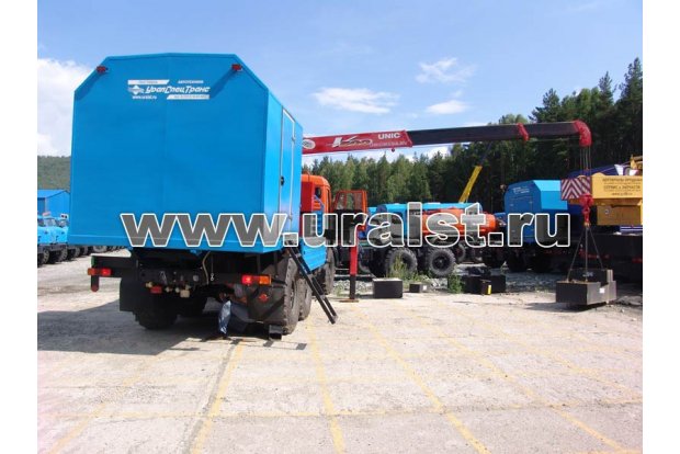 ГПА с КМУ UNIC UR-V503 УСТ 5453 Камаз 43118