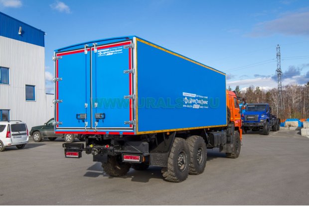Изотермический фургон с КУ УСТ 5453 Камаз 43118-50 сп. м.