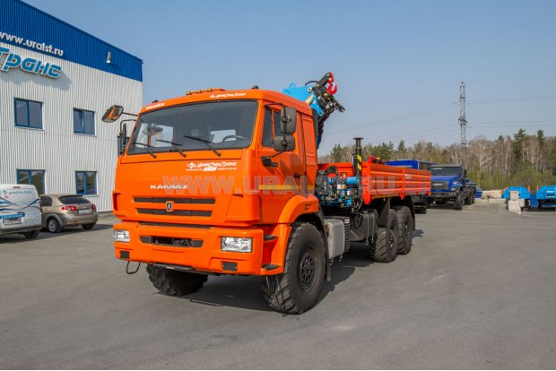Бортовой автомобиль с КМУ ИМ-180 УСТ 5453 Камаз 43118