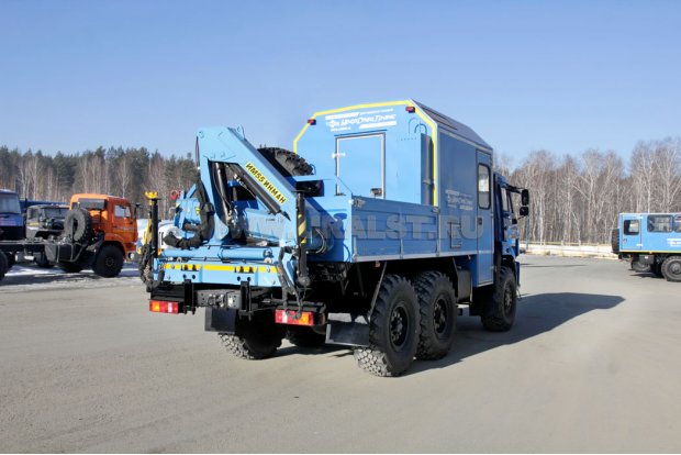 Камаз МРМ УСТ-54534 5350-42 с краном манипулятором ИМ-55
