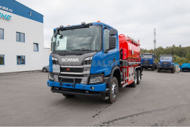 Автотопливозаправщик  АТЗ-15-2 SCANIA CP 380 B6x6HZ