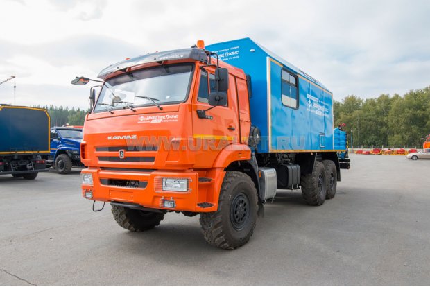Передвижная мастерская ПАРМ с КМУ ИМ-55 УСТ 5453 Камаз 43118-50 сп.м.
