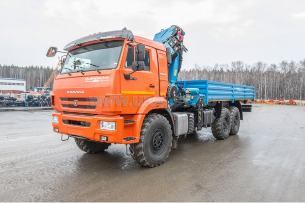 Автомобиль бортовой с КМУ ИМ-240 УСТ 54531J-03 Камаз 43118-50 сп.м