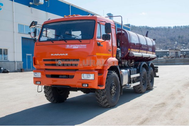 Автоцистерна для воды АЦПТ-10Н УСТ 5453 Камаз 43118-50 сп.м., насос, обогрев