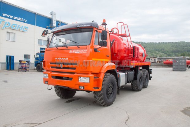 Автоцистерна вакуумная нефтепромысловая АКН-10-ОД КО УСТ 5453 Камаз 43118