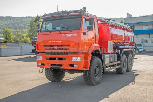 Автотопливозаправщик АТЗ-16-2 УСТ 5453 Камаз 65224-53 сп.м. СЖ-40, боковой УВТ доработка под ДОПОГ