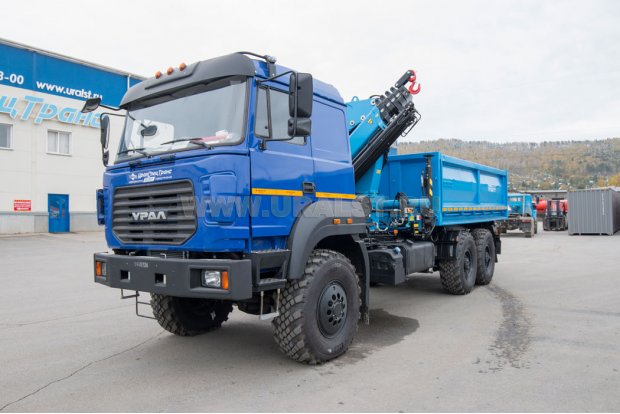 Самосвал АС 7-10 с КМУ ИМ-180-05 УСТ 5453 Урал 4320-4971-80