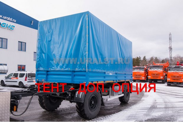 Прицеп бортовой ПБ 10-21-6 + ТЕНТ