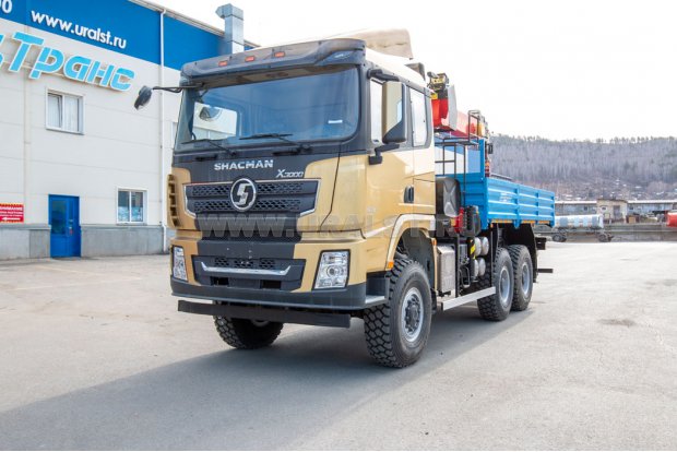  Бортовой автомобиль с КМУ ИТ-150 на SHACMAN (ШАКМАН) 6х6