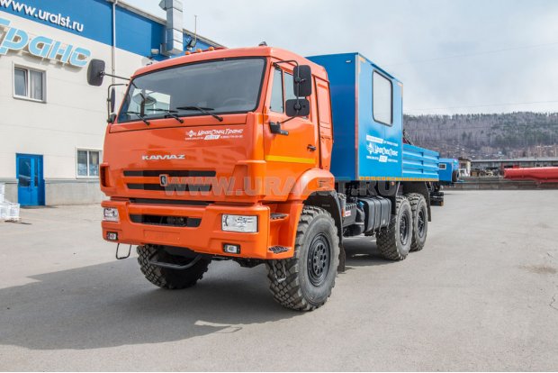 ГПА 6+2 откр. с КМУ ИМ-20 УСТ 5453 Камаз 43118