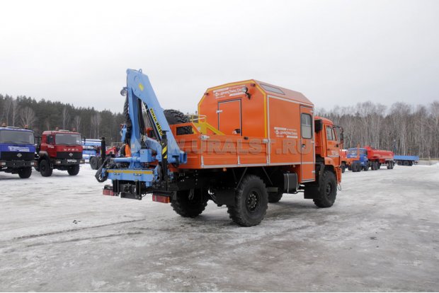 АРОК с КМУ ИМ-55 УСТ 5453 Камаз 43502