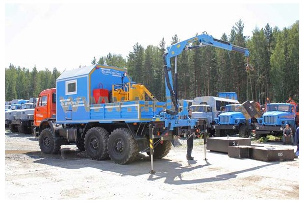 АРОК с КМУ ИМ-55 (люлька) УСТ Камаз 5350-66(D5)