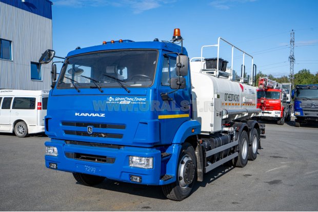 Автотопливозаправщик АТЗ-11-2Б УСТ 5453 Камаз 65115-48 доработка под ДОПОГ