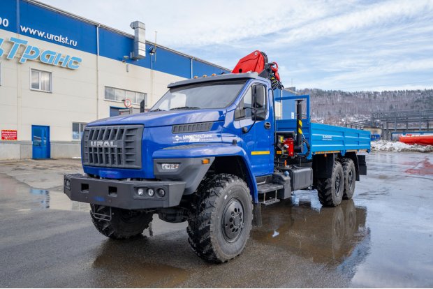 Бортовой автомобиль с КМУ ИМ-150N УСТ 5453 Урал NEXT 4320-6952-72Е5И06М33