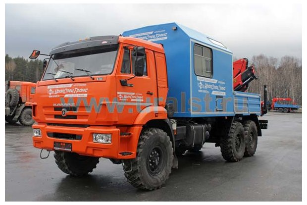 АРОК с КМУ РК-15500А УСТ 5453 Камаз 43118-RR