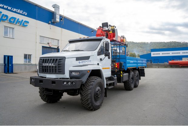 Бортовой с КМУ ИТ-150 (тросовый) УСТ 5453 Урал NEXT 4320-72Е5