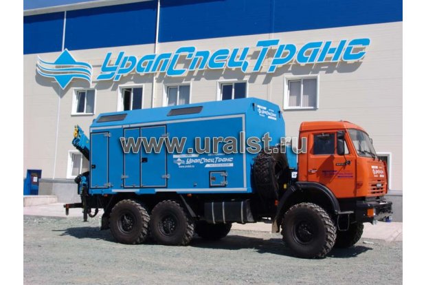 Маслостанция с КМУ ИМ-150 УСТ 5453 Камаз 43118
