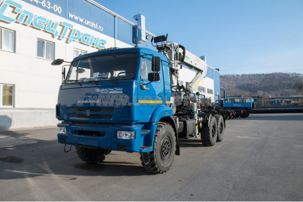 Седельный тягач с КМУ ИФ-300 УСТ 5453 Камаз 43118, сп.м