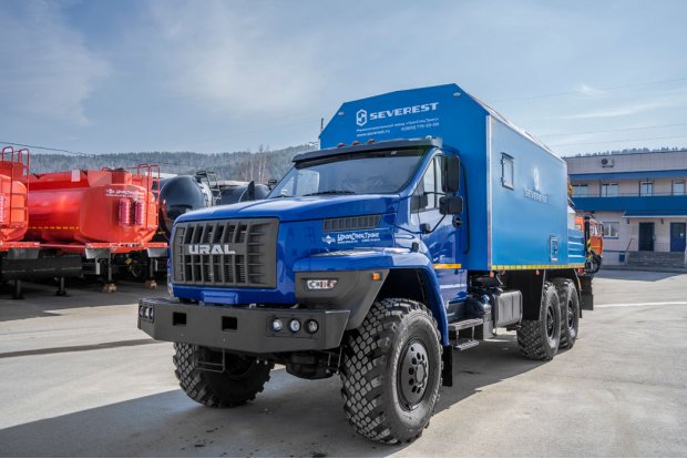 Передвижная мастерская ПАРМ с КМУ ИМ-150N УСТ 5453 Урал 4320-72Е5Г38 NEXT