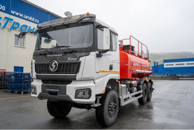 Автотопливозаправщик АТЗ-12-2Б УВТ-25, УСТ 5453 SHACMAN (ШАКМАН) SX32586V385 6х6, 14R20, КБ 4575мм.
