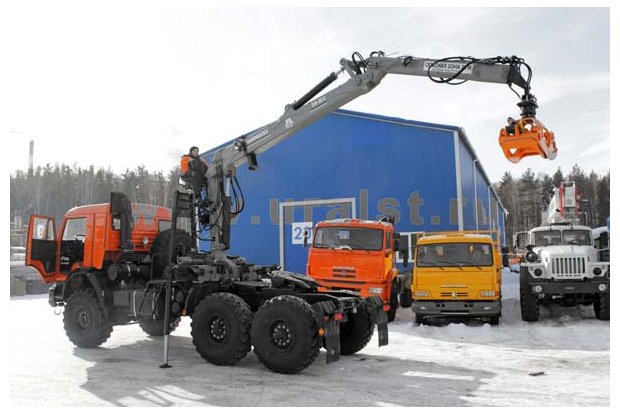 Седельный тягач с КМУ СФ-85С УСТ 5453 Камаз 53504 (44108)