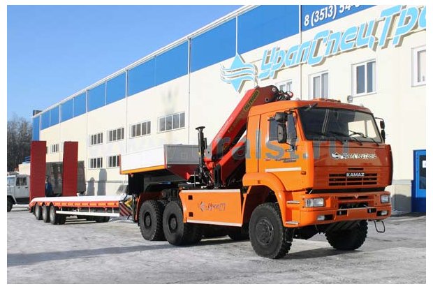 Седельный тягач с КМУ PK-30002А УСТ 5453 Камаз 65225