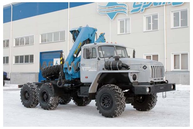 Седельный тягач с КМУ ИМ-95 УСТ 5453 Урал 5557-1151-60Е5