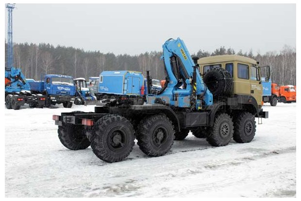 Седельный тягач с КМУ ИМ-180 УСТ 5453 Урал 532362-1151-70