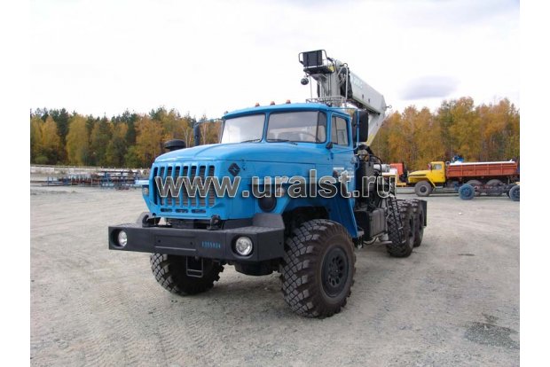Седельный тягач с КМУ ИФ-300С УСТ 5453 Урал 4320Е5
