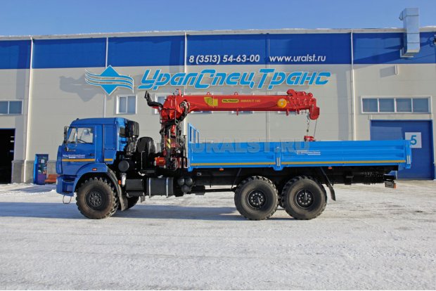 Бортовой с КМУ ИТ-150 (тросовый) УСТ 5453 Камаз 43118